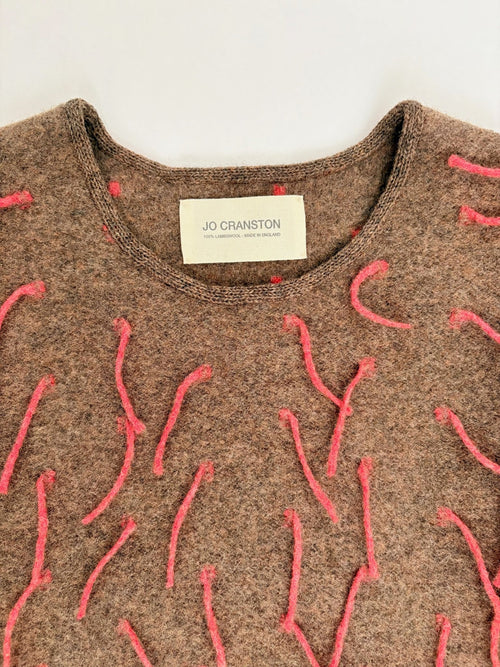 Anenome Women's Jumper - Shrew & Papaya - Jo Cranston