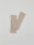Fisherman's Rib Fingerless Gloves - Swansdown - Jo Cranston