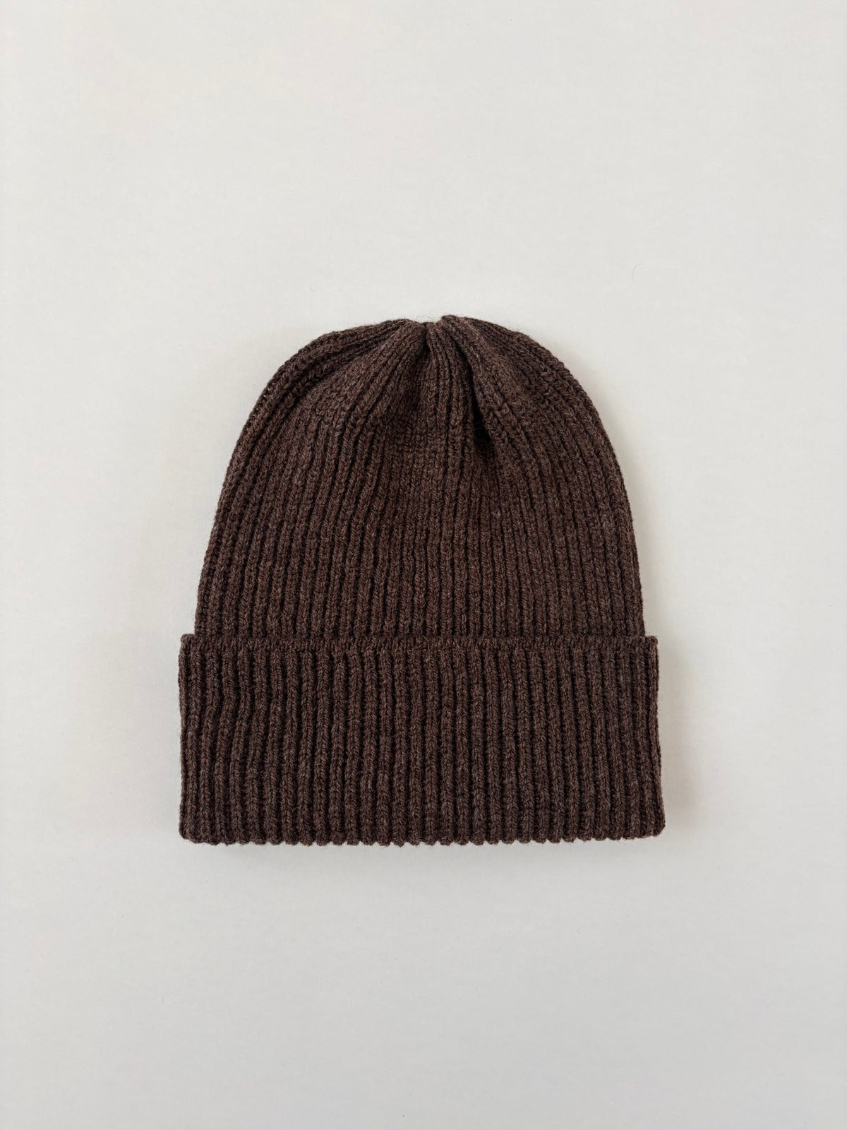 Fisherman's Rib Long Beanie - Oribe Green - Jo Cranston
