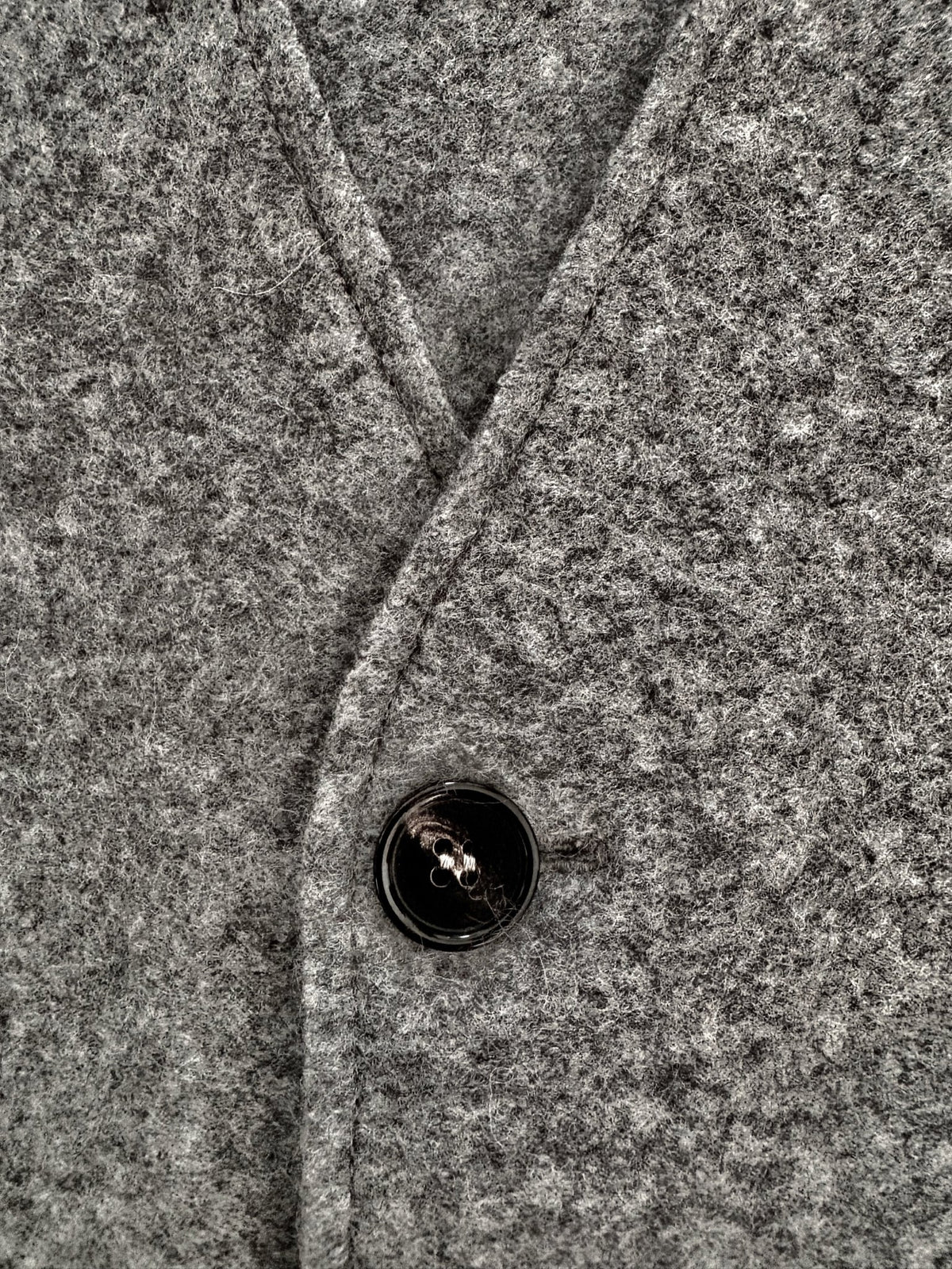 Urchin Felted Wool Waistcoat - Uniform Grey - Jo Cranston