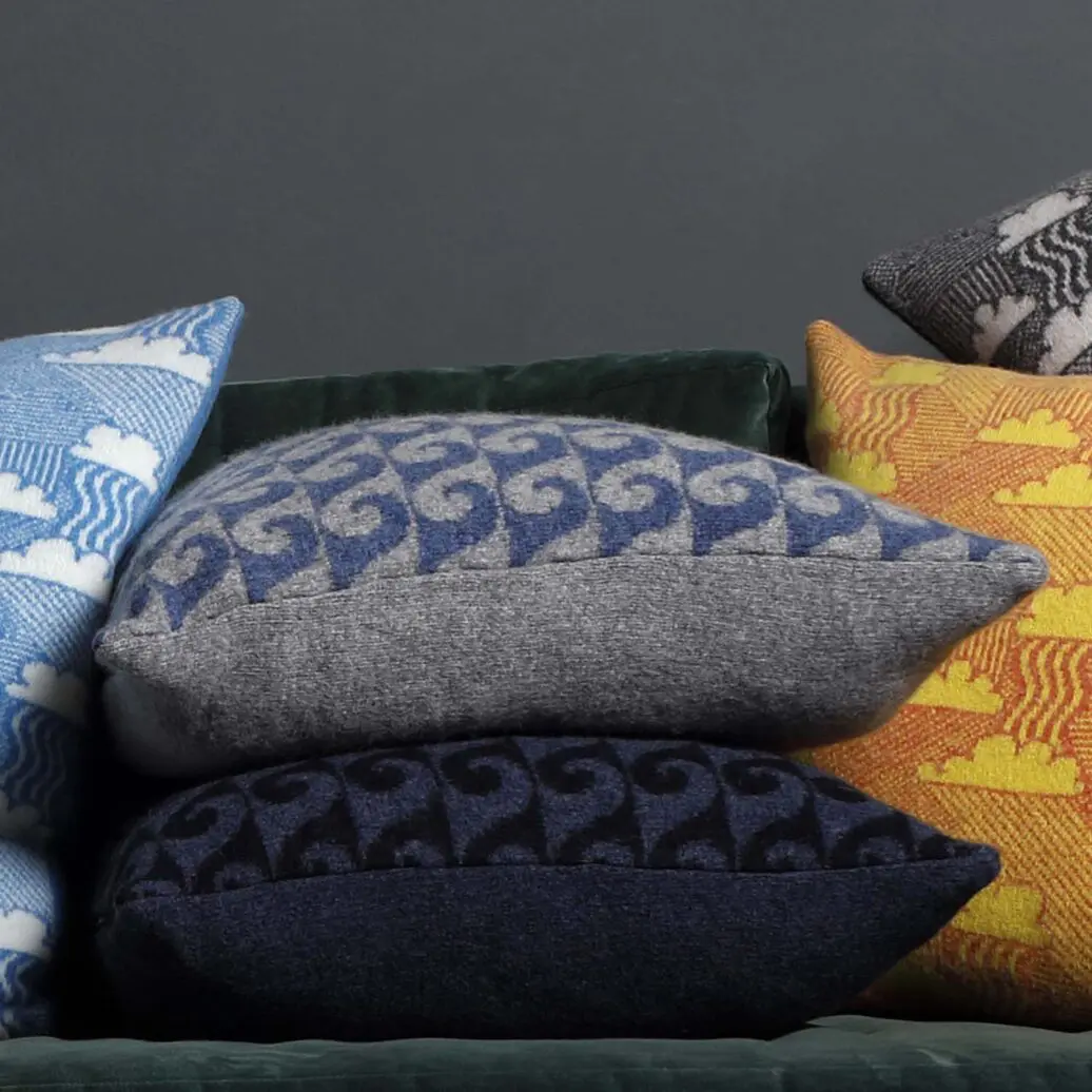 Thames Lambswool Cushion - Image 2