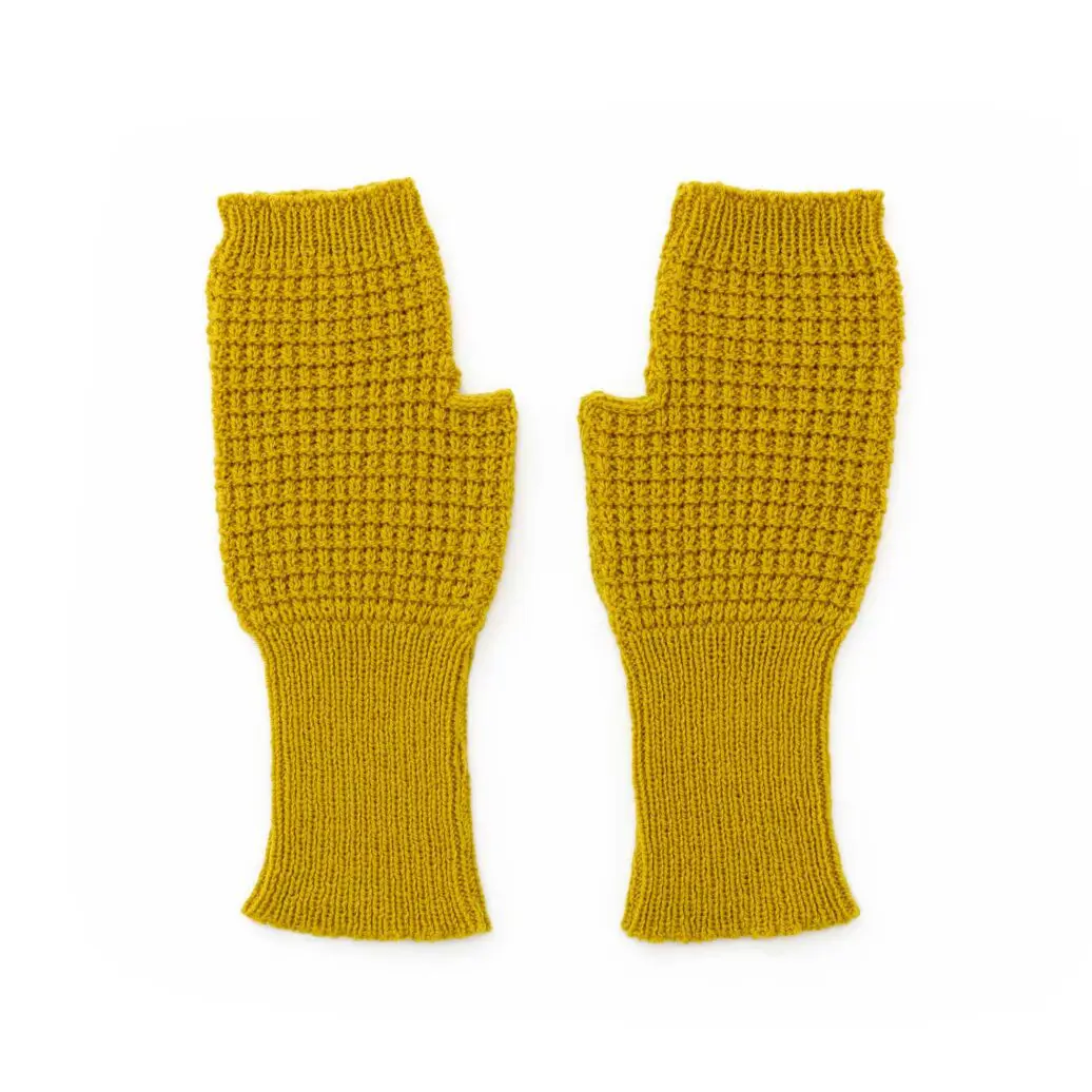 Sussex Field Fingerless Gloves - Turmeric
