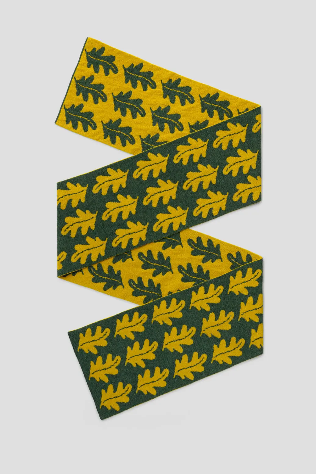 English Oak Medium Scarf - Serpentine + Turmeric
