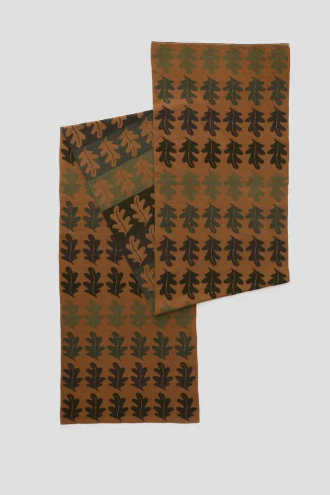 Ancient Oak Large Scarf - Vintage Vicuna Patchwork