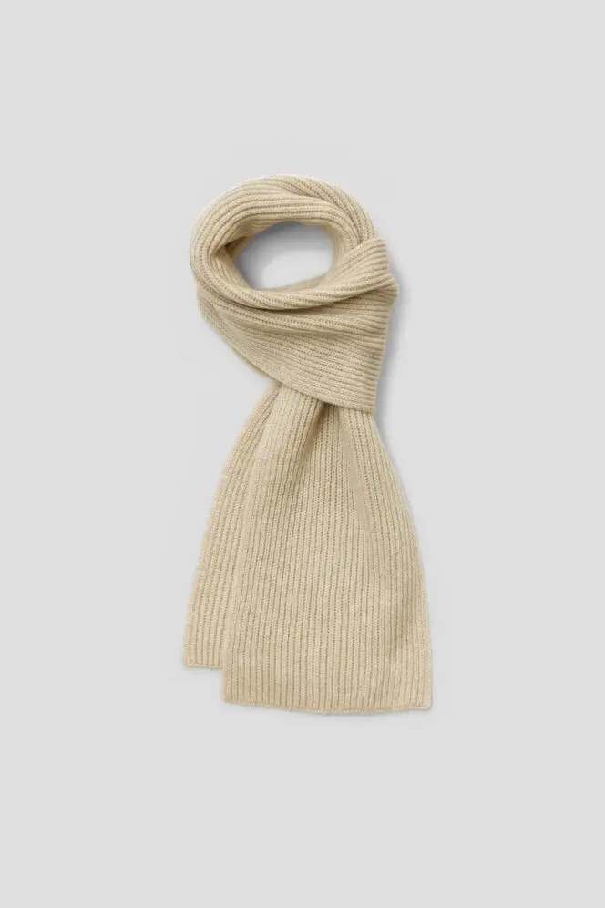 Fisherman’s Rib Scarf - Swansdown