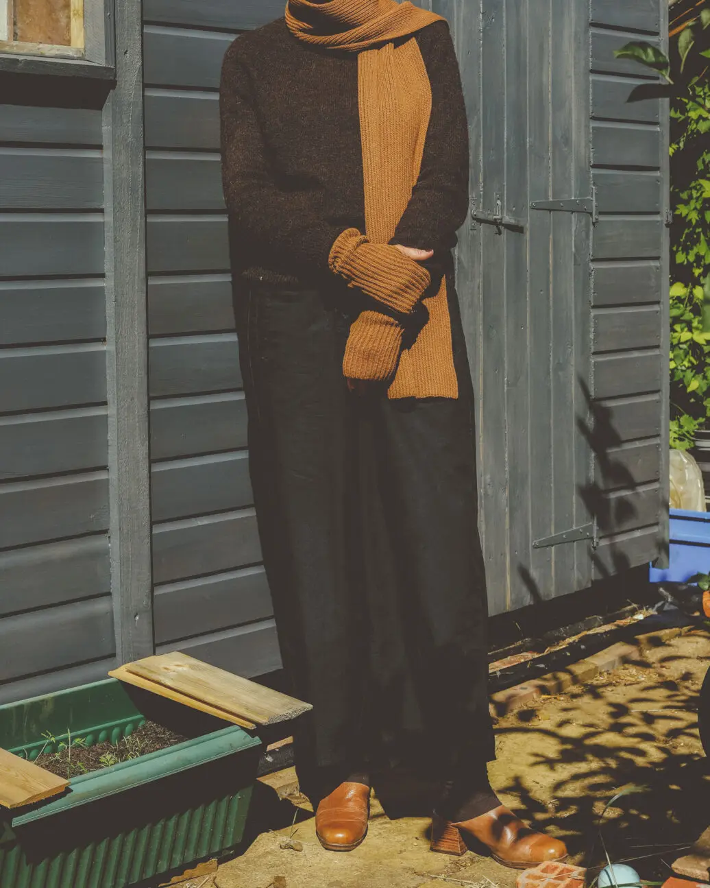 Fisherman's Rib Scarf - Vintage Vicuna - Image 2