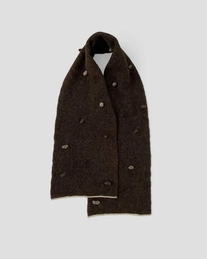 Sheep Knot Scarf - British Wool